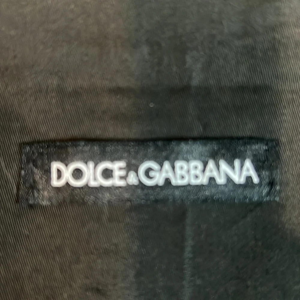 DOLCE & GABBANA Briefcase black leather and gunmetal hardware